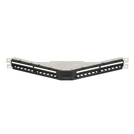 Panduit PANVIEW IQ MODULAR INTELLIGENT, ANGLED PATCH PANEL SHIELDED, 24P PVQ-MIQAPS24